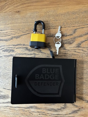 Blue badge defender with - defender,