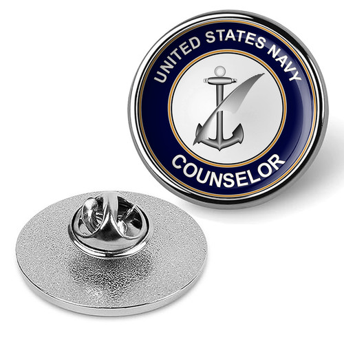 Navy counselor tie tac - navy,