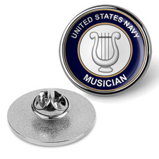 U.S. Navy Musician Tie Tac